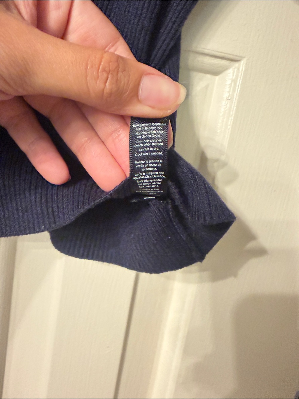 Nuuds Ribbed Sweater Baby Tee - Picture 7 of 10